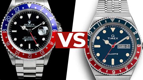 timex vs rolex